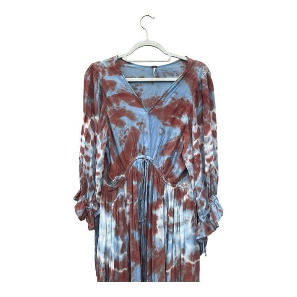 YFB Young Fabulous & Broke Maxi Dress Robin Cayman Meadow Print Women’s Size med - Picture 2 of 6